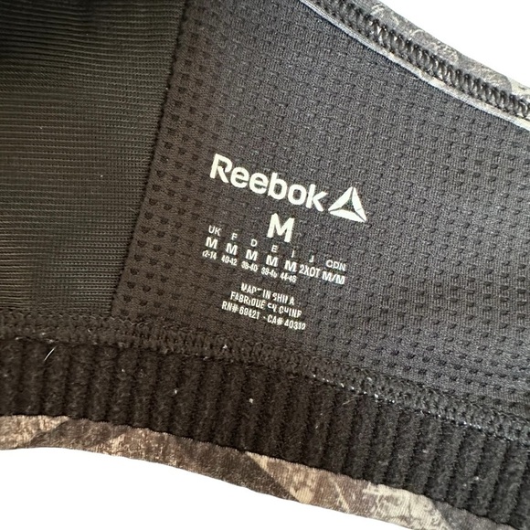 Reebok Strappy Supportive No Wire Sports Bra, Medium - Picture 8 of 9